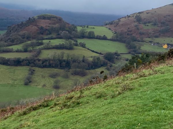 View of Cwmyoy hill and Ty-hwn-bwlch